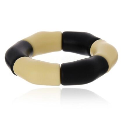 Bracelete em resina marfim - 5057