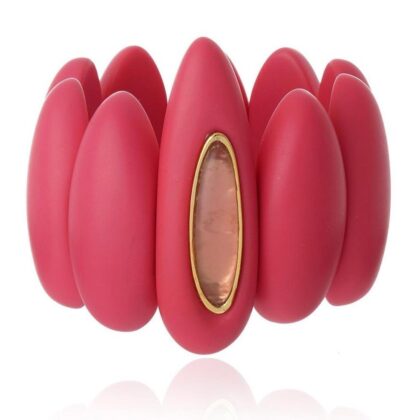 Bracelete em resina pink - 5059